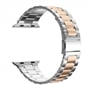 Bracelete de Metal Rose Gold e Prata para Apple Watch 38/40mm - 3840-ROSE G+PRATA