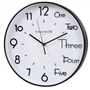 Relógio de Parede Timemark CL123 Preto - CL123N