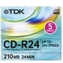 CD -R24 TDK Pack-5 - CD-R24SCA5X