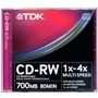 CD-RW TDK Multi-speed PACK-5 - CD-RW700JCA EX