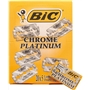 Lâminas de Barbear Bic Chrome Platinum Pack Com 20 Unidades x 5 Lâminas - 92611