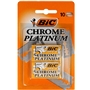 Lâminas de Barbear Bic Chrome Platinum 10 Unidades - 874059